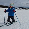 Das erste Mal auf Ski - Skilift Laichingen